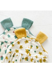 MILANCEL Children's Clothing Summer 2022 Fashion Baby Girls Floral Print One Piece Underwear Baby Girls Underwear