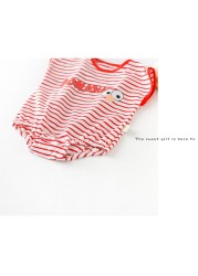 Summer 2022 Baby Clothes Baby Girls Boys Sleeveless Striped Body Suit Cotton Infant Outfits Outfits