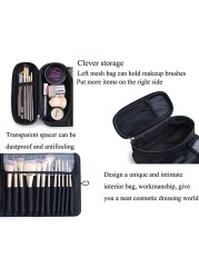 Roll up Women Professional Cosmetic Bag Multifunctional Cosmetic Brush Case Pouch Travel Waterproof Cosmetic Tools Organizer