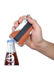 SEMORID-Multifunctional Anti-theft Anti-Rfid Metal Card Holder for Men,Small Smart Simple Wallet