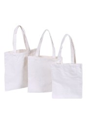 Canvas tote bag casual beach handbag eco-friendly shopping bag daily use foldable canvas shoulder bag canvas tote for women female