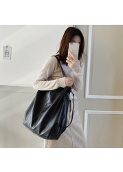 Soft Leather Shoulder Bags Luxury Handbag Women Large Capacity Bags Large Capacity Top Handle Bag Women Tote Crossbody Bag