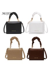 Stylish Female Solid Color Suede Leather Messenger Bag Ladies Small Zipper Shoulder Bags Women Travel Handbag