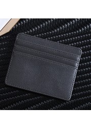 3 Card Slots Card Holder Ultra Thin Slim Bank Credit Card Pouch Coin Purse Organizer Women Men Thin Business Card Wallet