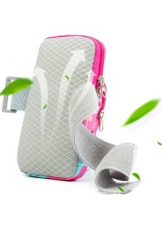 Mobile Phone Arm Bag Flamingo Flower Print Outdoor Sports Running Armband Handbag Holder Bag Gym Pouch for iPhone 12 11 Pro Max