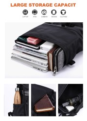 Rolling Top Quality Tear Resistant Backpack Walking Sport Backpack School Causal Hasp For Men