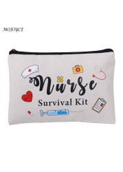 Female cosmetic Toiletry Bag Teacher Appreciation Gifts Teacher Makeup Bag Fashion Cosmetic Pouch Pencil Bag Printing Swanky Bag