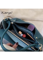 Women Shoulder Bag Fashion Leather Crossbody Bag For Women Solid Color Shoulder Messenger Bags Lady Chain Travel Small Handbag