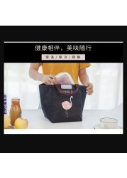 Lunch bag women bag thick portable waterproof insulation bag aluminum foil insulated lunch bag women bag lunch box