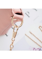 TRAVEASY 2022 new women's bag chain small bag Chaozhou embroidery line leisure style one shoulder versatile cross-body bag