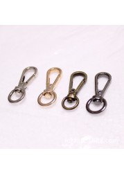 5 قطعة حقيبة حزام من المعدن مشبك قطب الزناد مشبك قفل مشبك دوار المفاجئة هوك كليب Keychain بها بنفسك المفاتيح حلقة كيرينغ الحرفية حقيبة أجزاء الأجهزة