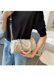 MBTI Elegant Tassel Women Shoulder Bag Decoration Chains Top Handle Bags Fashion 2022 Ladies Concise Hot Sale Bucket Bolso Mujer