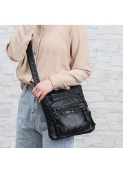 Women Bag Purses Flap Coin Purse Multilayer Casual Shoulder Bag PU Leather Bag Women Luxury Shoulder Women Crossbody Bag Bags