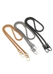 120cm Bag Parts Handbag Chain Metal Bag Strap With Buckle Replacement Purse