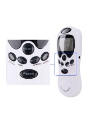 8-Mode Electric Tens Muscle Stimulator Ems Acupuncture Facial Body Massager Digital Therapy Herald Electric Massager