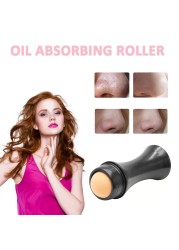 Face Care Facial Volcanic Stone Roller Mini Oil Control Facial Roller Remove Fat T-zone Oil Absorbing Reusable Skin Care