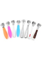 New Peach Wood Foot Skin Shaver Corn Cuticle Cutter Remover Rasp Pedicure File Foot Callus 10 Blades Foot Care Tool