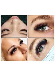 Hot Sale Professional Private Label Soft Black Matte Faux Faux Eyelashes Extensions Light Flexible Silk Lashes Extension