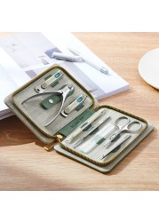 MR.GREEN Manicure Set Pedicure Sets Nail Clipper Stainless Steel Professional Nail Cutter Tools With Travel Tool Bag