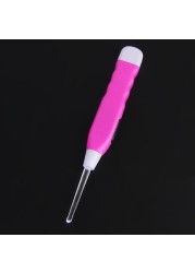 LED Flashlight Earpick Earwax Drill Cleaner Earwax Remover Luminous Ear Cleaning Tools for Baby Adult Safety Ear Care