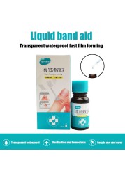 Waterproof First Aid Liquid Bandage Medical Disinfection Balance Plaster for Small Cut Wounds Healing Band Aid Gel Patch