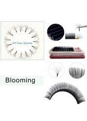 MASSCAKU Easy Fanning Eyelash Extension Self Delivery Auto Fans Fast Blossom Flowering Eyelash Extension Camellia Lashes Fans