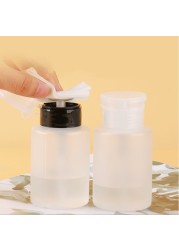 Nail Refillable Pump Bottles Press Empty Nail Art Nail Polish Remover Cleaner Makeup Moisture Bottle Manicure Tool 60/150ml