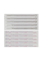 100pcs Mixed Disposable Tattoo Needles 3RL 5RL 7RL 9RL 5RS 7RS 9RS 5M1 7M1 9M1 Assorted Tattoo Needle