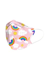 Mascarillas fpp2 mask 2-10 years old 5-layer rainbow Butterfly starry skys printed KN95 mask PM2.5 children FFP2 CE face mask