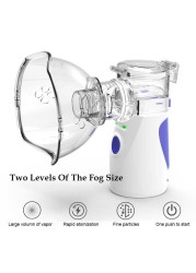 Medical equipment mini portable handheld silent ultrasonic nebulizer portable nebulizer kids inhaler atomizer