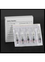 Disposable Eyebrow Tattoo Needles 1R 3R 5R 5F 7F Sterile Permanent Makeup Cartridge Needles Microblading