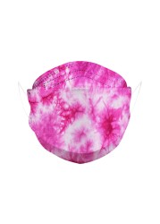 24 Colors KN95 Masque Face Masks 10pcs Adult Tie-dye Patterned Fruit Printed Mouth Cover Mascarillas FPP2 Mask FFP2 CE Face Masks