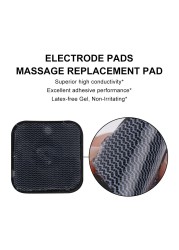 10/20/40/100pcs Tens Electrode Gel EMS Pads Tens Electro Pad Body Acupuncture Therapy Massager Therapeutic Pulse Stimulator