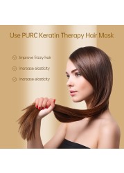 PURC 10ml Keratin Products Hair Mask Smooth Silky Hair Serum Moroccan Oil Anti Hair Loss Repair Damaged Hair and Scalp Treatment