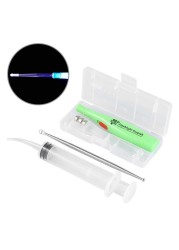 LED Earwax Removal Tool Kit Stainless Steel Earpick Tonsil Stone Extractor CJ