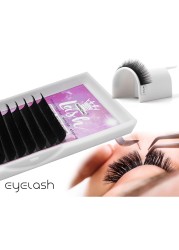 MASSCAKU Make Up Super Long Easy Fanning False Eyelash Extension 8-20mm Fast Blooming 2d-20d Fanning Lashes for Building