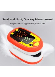 Children Baby Fingertip Oximeter LED Digital Fingertip Pulseometer Blood Oxygen Saturation Meter SPO2 PR Heart Rate Monitor