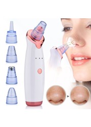 Facial Cleanser Blackhead Remover Deep Pore Acne Pimple Removal Vacuum Suction Diamond T Zone Beauty Facial Tool Household Spa