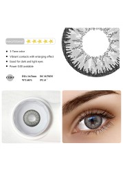 1 Pair 3 Tones Contact Lenses For Eye Popular Lens Eye Color USA Cosplay 12 Colors Cosmetic Contact Lens Fast Delivery