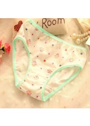 12pcs/lot Girls Underwear Panties Baby Kids Short Pants Children Briefs 2-12Years