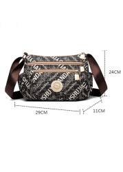 Women Shoulder Bags Gilr's Messenger Bags Female Good Quality Diagonal Bag Multi-Pocket Ladies Bag Oxford Crossbody Bags Women