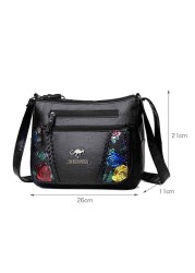 Fashionable Women Bags Female Crossbody Bag Shoulder Bags and Purses Messenger Bag Soft PU Leather Causal Tote 2022 New