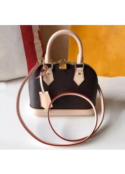 Women's Handbag Houlder Bag Hot Europe and America Latest Fashion Handbag Female Best Quality Genuine Leather Alma BB Women's Bag