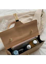 TRAVEASY 2022 New French Scarf Bag Women Korean Handbags Fashion Portable Shoulder Armpit Texture Rail Bag Handbags Tote Bag
