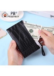 Fashion Female Wallet Crocodile Patterns Teen Girl Women Wallet Phone Zipper Pocket Wallet Card Coin Holder Pocket Ladies