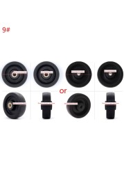 1PC Luggage Plastic Swivel Wheels Rotation Suitcase Replacement Wheels