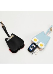 PUOU - Cute Cartoon Key Case, Women's Key Ring Cover, Wallet, Wallet, Card Holder, Wallet