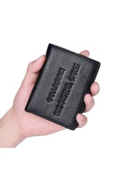 CHALLEN-Men's Wallet Card Holder,Men's Wallet with Coin Pocket,Vintage Faux Leather Short Wallet,Slim Soft Wallet