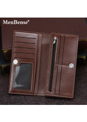 Leather Wallet Casual Slim Mens Soft Male Clutch Money Bag Small Pocket Man Wallet Thin Luxury Wallet Money Clip 2022 New