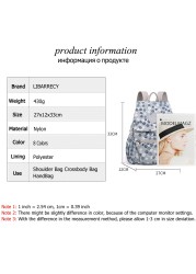 2021 floral pattern anti-theft backpack ladies fashion multifunctional travel backpack high quality nylon student school bags